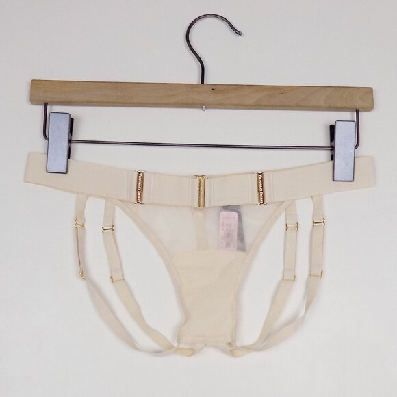 nwt VS luxe strappy caged open back brief panty - Picture 1 of 4